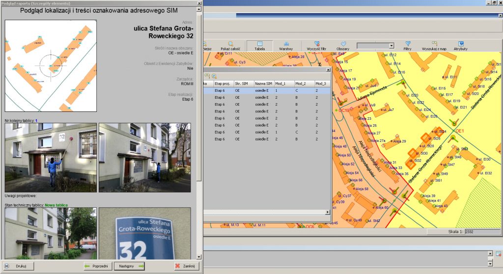 LiniaGIS - aplikacja do zarządzania obiektami w przestrzeni publicznej